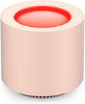 Dimmable Nursery Night Light: Red Light Therapy Sleep Sound Machine with 38 Soothing Sounds & Calming Womb Soother Memory Function, White Noise Sound Machine with Timer for Baby Adult Gift (Peach)
