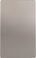 ENERLITES Screwless Blank Wall Plate, Child Safe Blank Device Outlet Cover, Standard Size, 1-Gang 4.68" x 2.93", Polycarbonate Thermoplastic, UL Listed, SI8801-NK, Nickel
