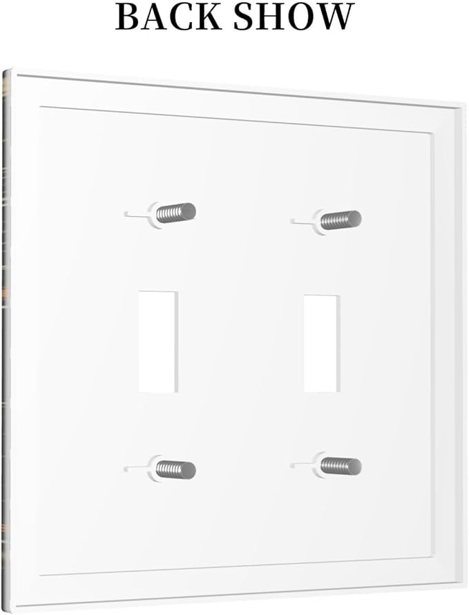 Light Switch Cover Boho Burning Sun Hippie Retro Bohemian Gypsy 2 Gang Wall Plate Double Light Switch Plate Toggle Decorative Outlet Covers Electrical Switchplate for Bathroom Home Decor