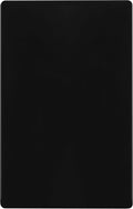 ENERLITES Screwless Blank Wall Plate, Child Safe Blank Device Outlet Cover, Standard Size, 1-Gang 4.68" x 2.93", Polycarbonate Thermoplastic, UL Listed, SI8801-BK, Glossy, Black