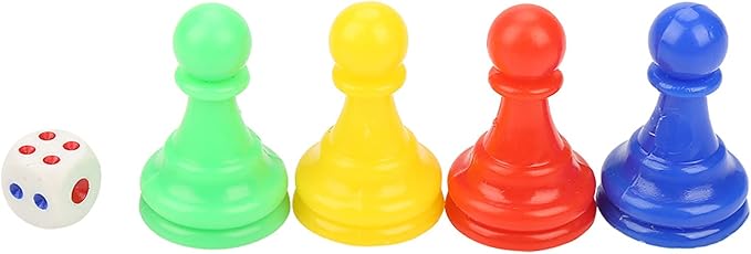 Snakes and Ladders Board Game, Portable Flying Chess Toy Set Educational Board Game for Kids and Adults