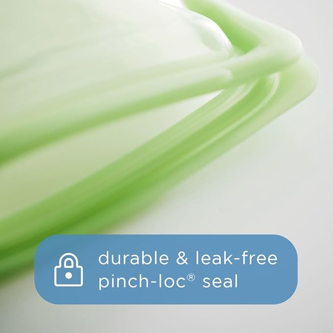 Stasher Silicone Reusable Storage Bags, 3-Pack Bowls, Reusable Freezer Bags, Microwave, Dishwasher, Oven Safe, Sous Vide, Premium Lunch Containers, Eco Friendly, Food Storage Bag, Snack Bag, Clear | Reusable Food Bags
