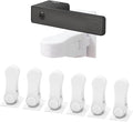 Child Proof Door Lever Lock(6 Pack) - Baby Proofing Door Handle Lock, 3M Adhesive & No DrillingNeed, Minimalist Design, Child Safety Door Handle Locks