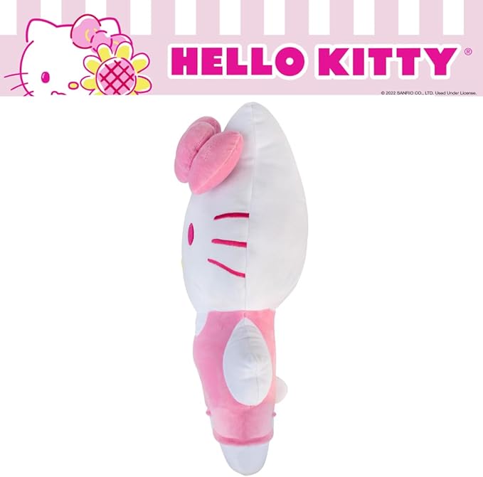 Hello Kitty Pink Plush Cuddle Pillow Buddy, Kids Bedding Super Soft & Cozy, (Officially Licensed Product) by Franco