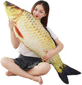 JULAN 3D Giant Soft Fish Cushion Pillow Carp Plush Pillow Stuffed Toy Throw Pillow for Home Decoration Gift Kids Pillow Stuffed Animal Toy (31inch/ 77cm)