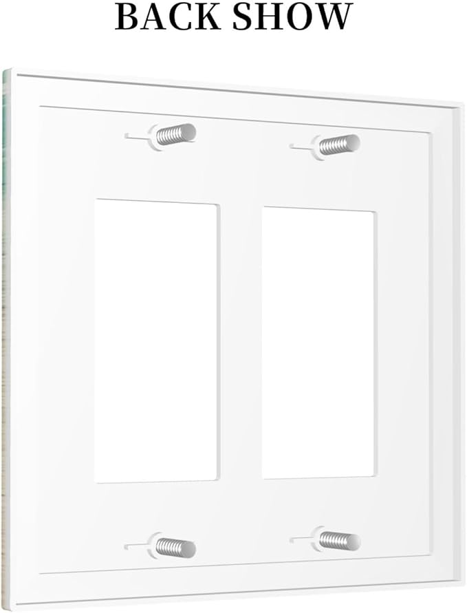 Decorative Outlet Covers Sea Shells And Star Fish In Ocean Beach 2 Gang Double Gfci Rocker Electrical Wall Panels Light Switch Cover Plate For Bathroom Home Decor