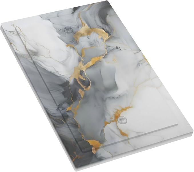 Gold Marble Grey Art Abstract Luxury Print Light Switch Cover Plate 1 Gang No Device Blank Electrical Wall Plates Faceplate Decorative Switch Plate for Kitchen Bathroom Decor