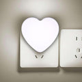 INZU Cute Night Light, Heart Night Light for Kids, LED Nightlight with Auto Dusk to Dawn Sensor, Nightlight Plug into Wall with Soft Warm Light for Bedroom, Nursery, Bathroom, Hallway (White)