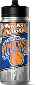 Hydrapeak x NBA New York Knicks 20 oz Stainless Steel Water Bottle, Officially Licensed Double Wall Insulated Sports Bottle with Straw Lid, Reusable Leakproof Gift for Kids & Adults