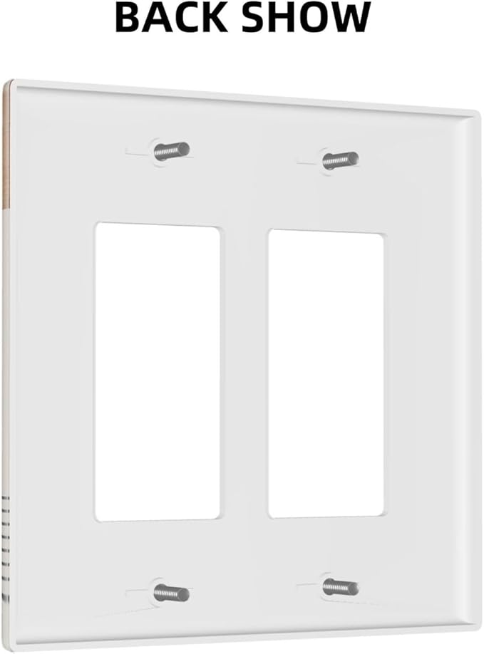 Mid Century Beige Boho Abstract Sun Vintage Arch 2 Gang Rocker Decora Light Switch Covers Decorative Outlet Covers Wall Plate Electrical Faceplate Switchplate GFCI for Country Bathroom Bedroom Decor
