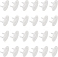 MECCANIXITY 24 Pack Outlet Covers Proofing, Plug Covers Easy Installation Electric Plug Protectors Safety Socket Cover Plugs Protector White