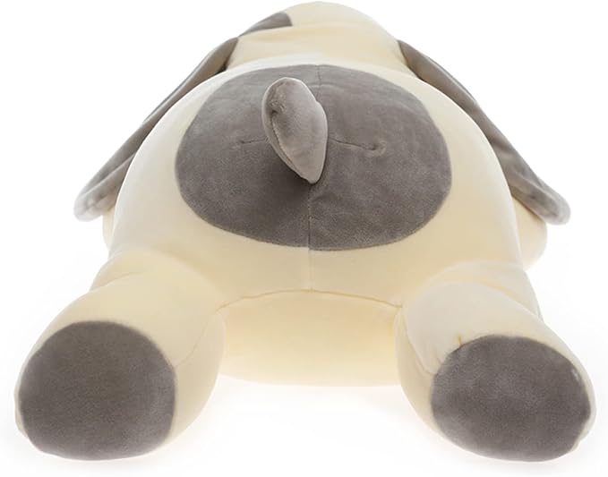 ERDAO Dog Plush Pillow, Soft Dog Stuffed Animals Toy Plushie Body Pillow Gifts for Kids Girls Boys (Gray, 21.6 inch)