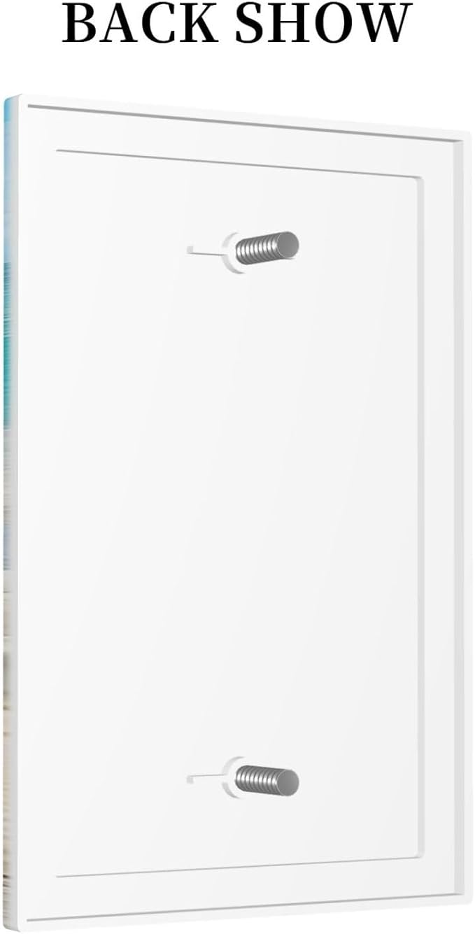 Light Switch Cover Plate Seashells Beach Starfish Scallop 1 Gang No Device Blank Electrical Wall Plates Faceplate Decorative Switch Plate For Bathroom Home Decor