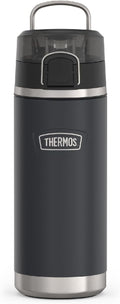 THERMOS ICON SERIES, Water Bottle with Spout - 18 Ounce, Granite - Stainless Steel Vacuum Insulated Water Bottle with Lid