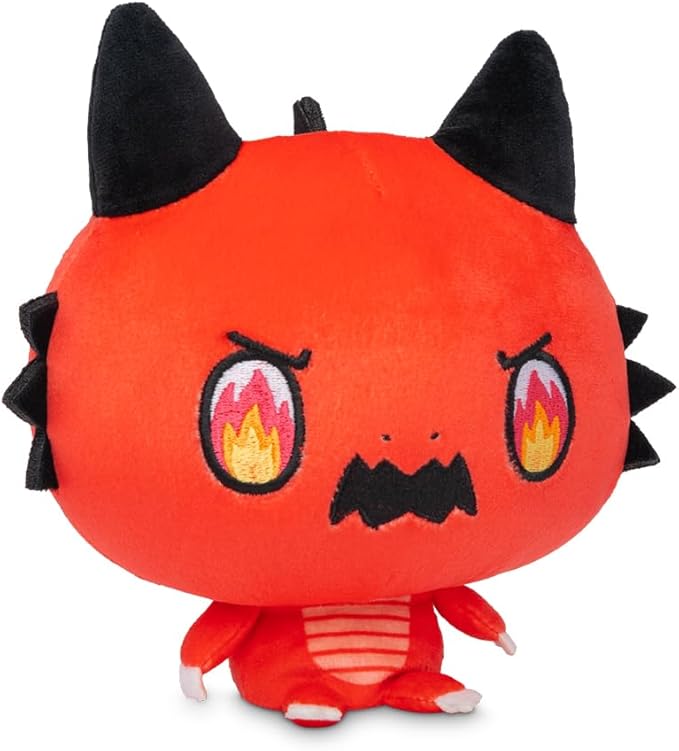Teeturtle Cloudheads Cinder The Dragon Plush - 5-Inch Stuffed Animal with Embroidered Details - Soft Cuddly Plush Toys for Kids, Teens, and Adults
