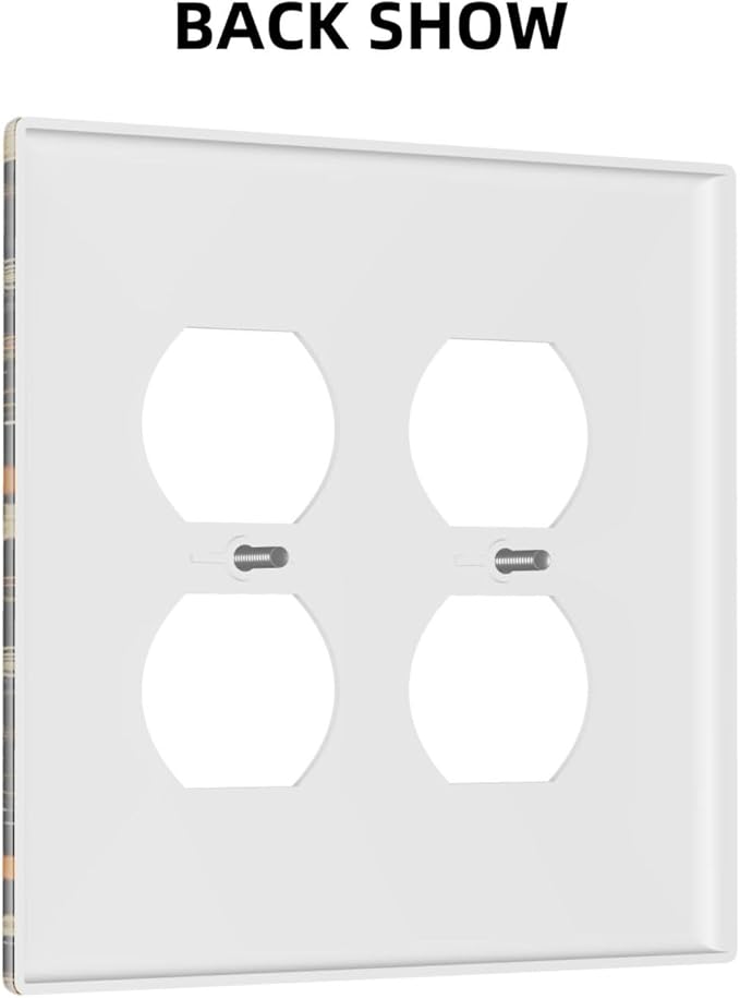 Decorative Outlet Covers Boho Burning Sun Moon Hippie Retro Bohemian Gypsy 2 Gang Wall Plate Single Toggle 1 Rocker Light Switch Cover Switch Plate Covers Faceplate for Home Decor