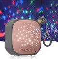 Portable White Noise Sound Machine with Star Projector | Sound Therapy Calm Music Machine Baby Sleep Soother with Hook for Home, Car Travel, Nursery, Infant, Kids Gifts (Lucky Cat)
