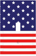American Flag 1-Gang Toggle Light Switch Plate, Patriotic Stars & Stripes 4th of July USA Pride Decorative Wall Plate for Holiday Decor