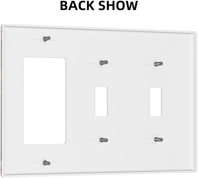 Barn Kitchen Cafe Coffee Texas Star 3-Gang 2-Toggle 1-GFCI/Decorator Combination Light Switch Decorative Triple Combo Device Switches/Rocker Outlet Covers and Wall Plate