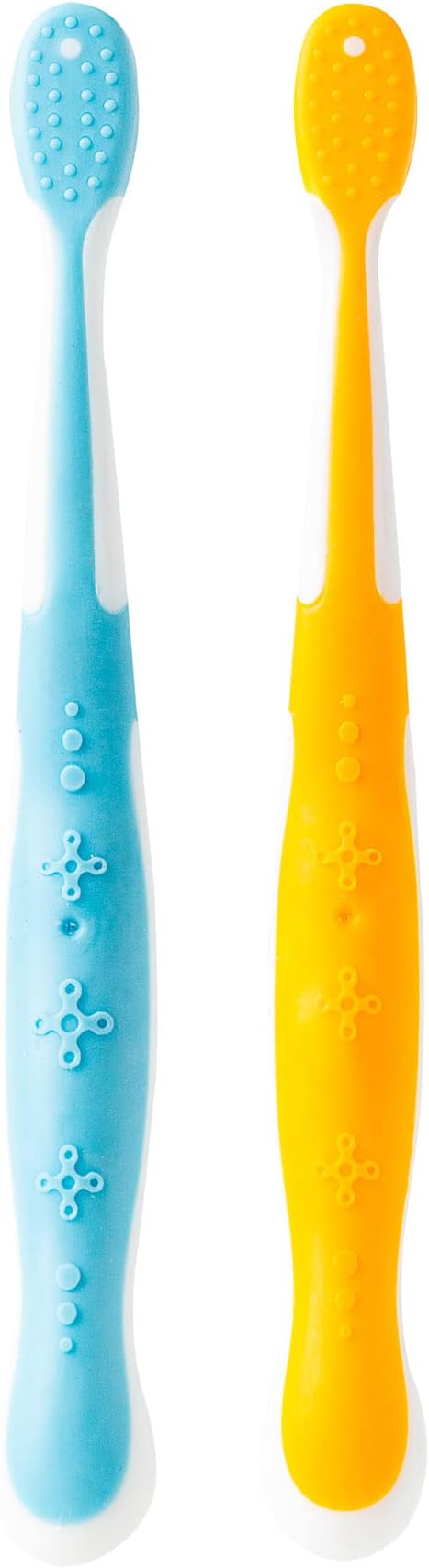 Brush Buddies Blippi Kids Toothbrushes, Manual Toothbrushes for Kids, Toothbrush for Toddlers 2+ Years, Blippi Childrens Toothbrush, Soft Toothbrushes, 2PK, Gentle Bristles Small Head Grip Easy