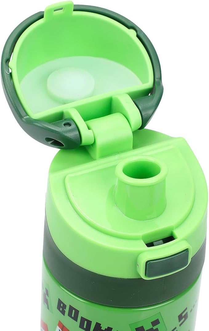 Minecraft Boom Green 24 Oz Stainless Steel Water Bottle