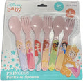 Disney Baby Princess Forks & Spoons 6 Piece Set