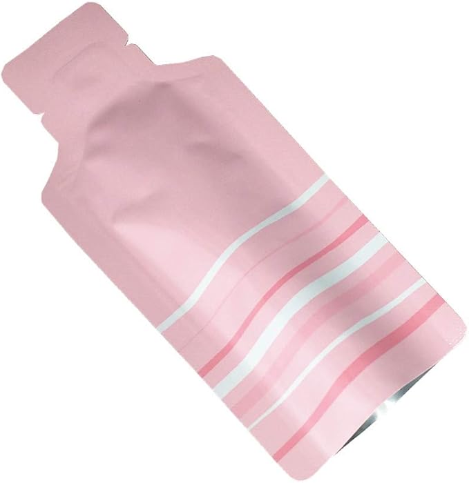 100 Pack 2.95x5.1 inch Heat Seal Sample Mylar Packets for Portable Travel Toiletries Empty Disposable Formula Liquid Shampoo Pouch Single Serving Coffee Powder Condiments Food Storage (Pink)