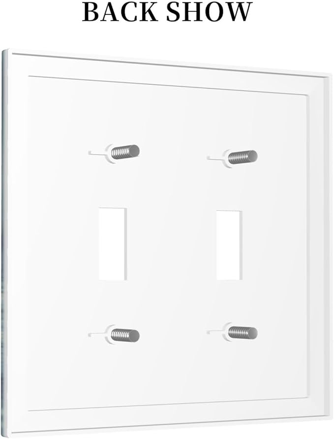Octopus Ocean Kraken Nautical Pirate Ship Double Toggle Light Switch Covers Decorative Unique 2 Gang Wall Plate Dual Electrical Faceplate Switchplate for Kitchen Bathroom Living Room Decor