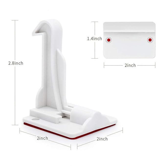 8 Pack Upgraded Invisible Baby Proofing Cabinet Latch Locks - No Drilling or Tools Required, Children Proof Cupboard Drawers Latches, Works with Most Cabinets and Drawers - Adhesive Easy Installation