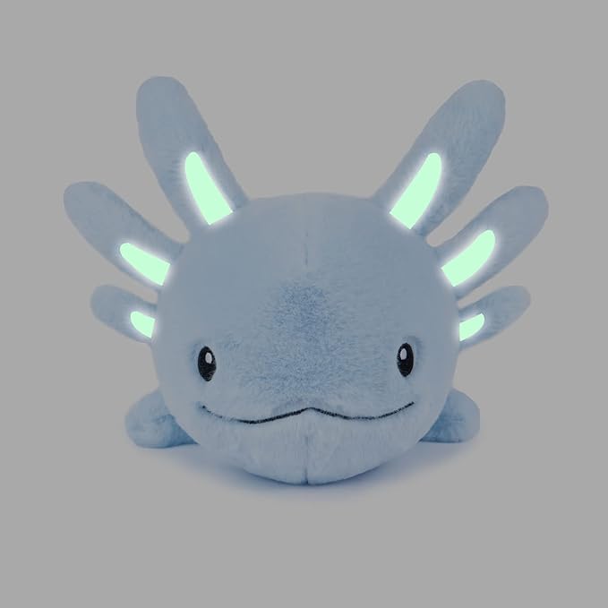 Niuniu Daddy 24" | 5 Pound Blue Axolotl Weighted Stuffed Animals for Kids Adults Girls Boys, Giant Cute Axolotl Stuffy Plush Toy, Kawaii Body Pillow Present for Holidays Christmas