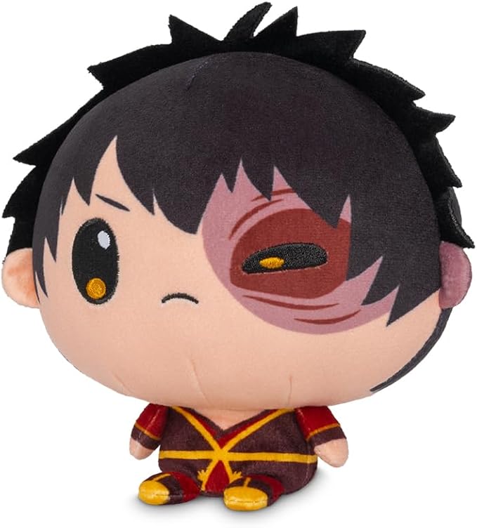 TeeTurtle Cloudheads Zuko Plush - 5-Inch Official Avatar the Last Airbender Stuffed Animal with Embroidered Details - Soft Cuddly Plush Toys for Kids, Teens, and Adults