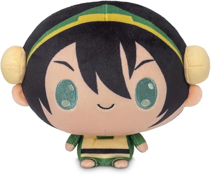 TeeTurtle Cloudheads Toph Plush - 5-Inch Official Avatar The Last Airbender Stuffed Animal with Embroidered Details - Soft Cuddly Plush Toys for Kids, Teens, and Adults