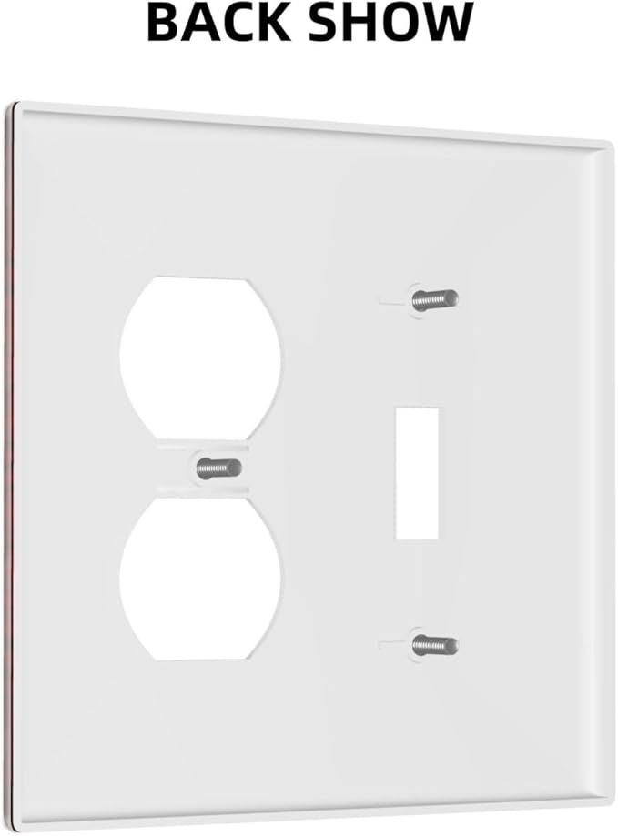Outlet Covers Red Black Spider Web 2 Gang Decorative Switch Plates 1 Toggle Duplex Combo Light Switch Cover GFCI Electrical Wall Plates for Kids Room Home Decor