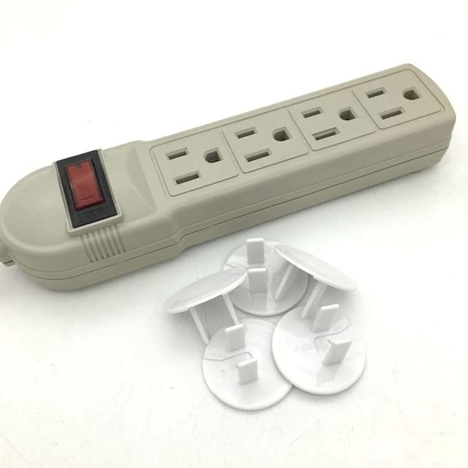 Vmaisi 38 Pack Outlet Covers ChildProof Plug Protector - Baby Proofing Electrical Safety Outlet Plugs