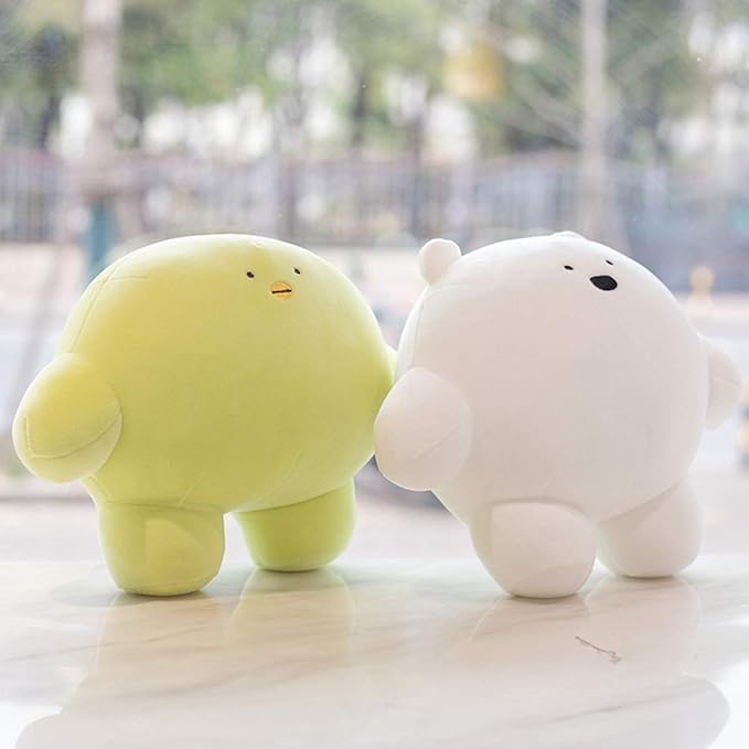 REFAHB 15.7 inch Cute Penguin Plush Stuffed Animal Body Pillow Fat Cartoon Cylindrical Body Pillows for Kids, Super Soft Hugging Toy Gifts for Bedding, Kids Sleeping Nap Kawaii Pillow