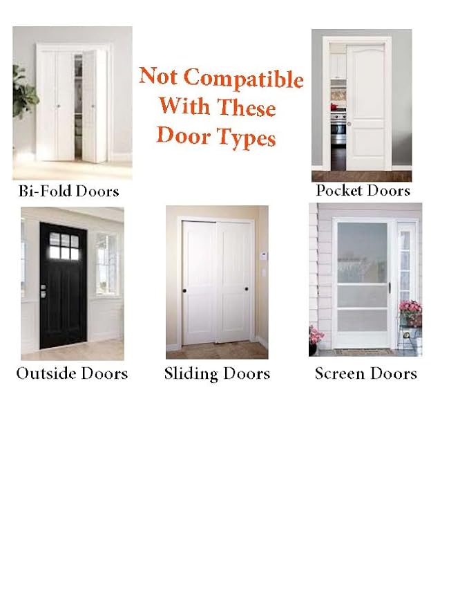 Safety Innovations Child Proof Deluxe Door Top Lock for 1 3/8 inch Thick Interior Doors, (1-Pack)
