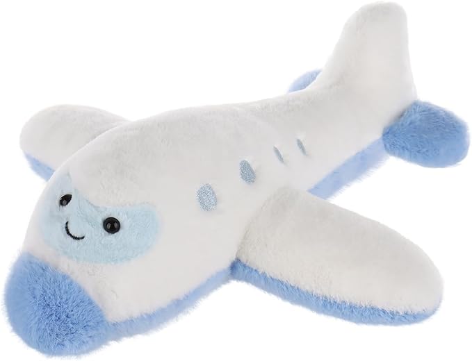 Apricot Lamb Comfort Plane Stuffed Animals for Kids, Soft Cute Plush Toys for Baby Girl and Boy, Fluffy Comfort Plane