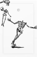 Light Switch Cover Plate Skeleton Basketball Funny Skull Stick Figure 1 Gang No Device Blank Electrical Wall Plates Faceplate Decorative Switch Plate For Home Office Decor