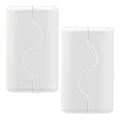 Child Proof Outlet Box Cover, Double Lock System, White, Large Interior Space 2 Pack
