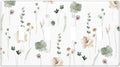 Light Switch Covers Watercolor Floral Botanical Flowers Quad Toggle Electrical Faceplate 4 Gang Wall Plate Decorative Switch Plates For Living Room Bed Room Decor