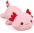 Pink Axolotl Plush, Cute Plushies Axolotl Stuffed Animal for Girls, 20’’ Soft Salamander Plush Pillow Adorable Plushie Gift for Kids