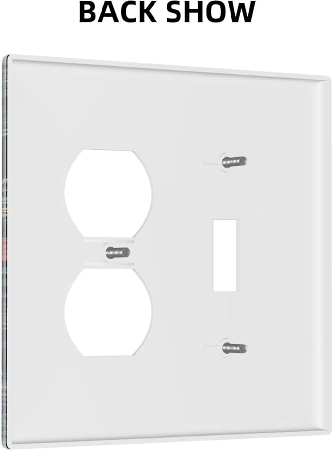 Outlet Covers Bohemian Moon Butterfly Floral 1 Toggle 1 Duplex Switch Plate Covers Electrical Light Switch Cover Plate Decorative Wall Plate Socket Cover for Bedroom Cabin Decor