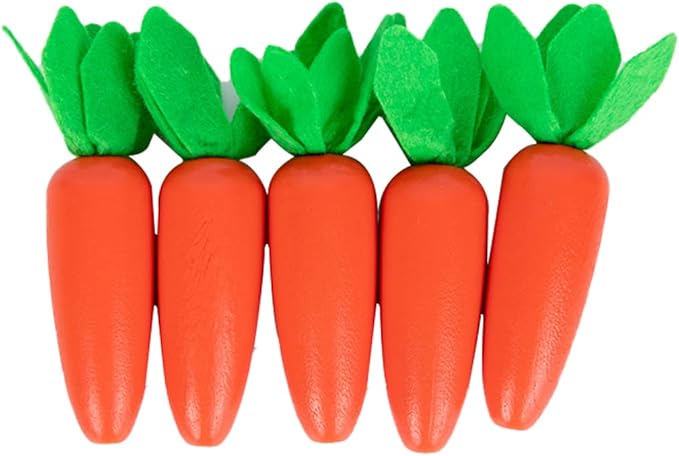 Adena Montessori 3 for 1 Wooden Montessori Play Kit Baby Toys,includes Matchstick Color Drop Game,Carrot Harvest Game and Coin Box,Learning Toy for Kid 1,2,3 Year Old,Girl Boy Gift for Baby 6-12 Month