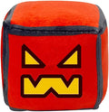 4.7” Cube Plush Toy Stuffed Plushie Doll Small Pillow Pendant Game Cute Fans Collection Birthday Gift (Red B)