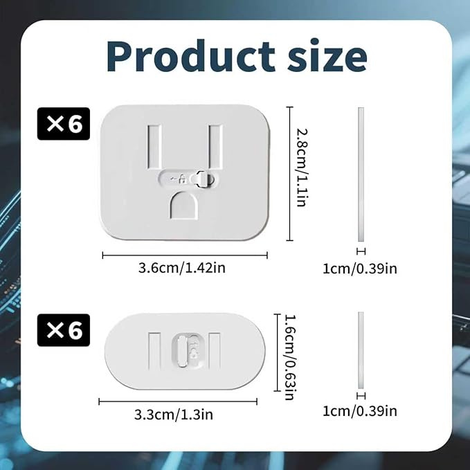 Outlet Covers Baby Proofing - Adhesive Sliding-Lock Socket Protector 12pcs Childproof Electrical Outlet Protectors for Home & Kitchen