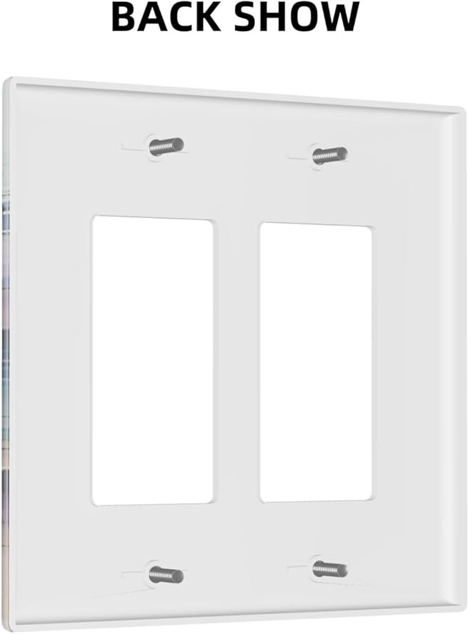Outlet Covers Sunset Beach Abstract Watercolor 2 Gang Wall Plate Double Rocker Light Switch Cover Nature Coastal Decorative GFCI Receptacle Cover Electrical Switchplate for Home Decor