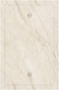 White Taupe Marble Abstract Luxury Light Switch Cover Plate 1 Gang No Device Blank Electrical Wall Plates Faceplate Decorative Switch Plate Covers for Bathroom Kitchen Home Decor