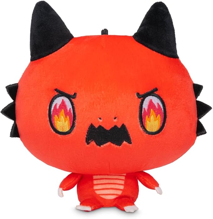 Teeturtle Cloudheads Cinder The Dragon Plush - 5-Inch Stuffed Animal with Embroidered Details - Soft Cuddly Plush Toys for Kids, Teens, and Adults