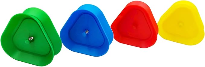 Yuanhe Playing Card Games Holder - 4Pack Little Hands Cards Tray for Kids, Seniors,Hands Free Cards Holders for Cards Game, Poker Parties, Family Card Game Nights