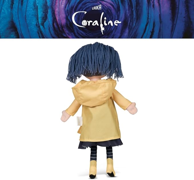 Coraline Cuddle Pillow Plush, Kids Bedding Super Soft Plush Pillow, (Officially Licensed Product) By Franco Collectibles